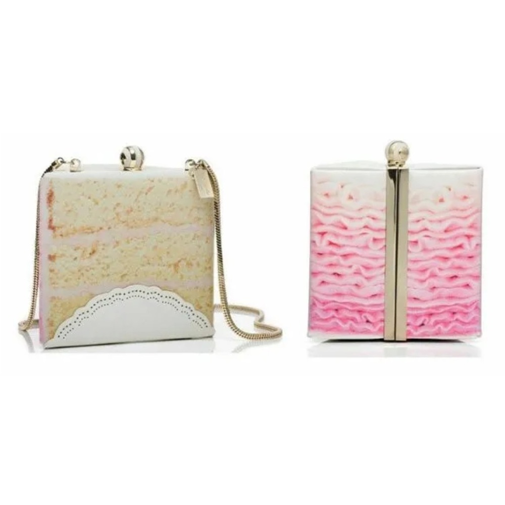 Kate Spade Magnolia Bakery Slice of Cake Bag Crossbody Purse Rare - Picture 2 of 8